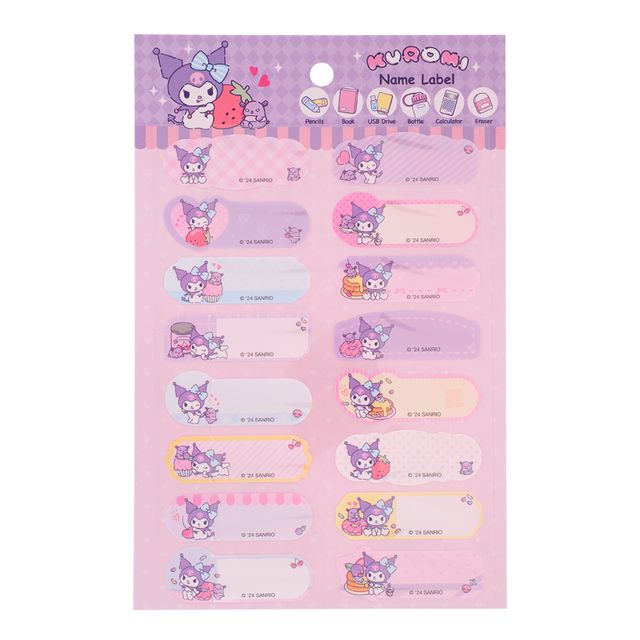 Kuromi name sticker manis e shop
