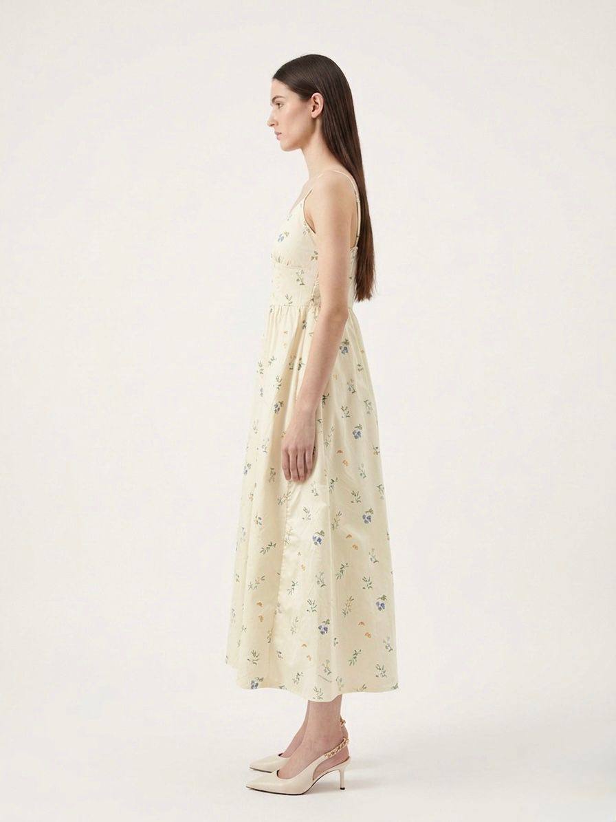 W6225 - Soft Floral Dress