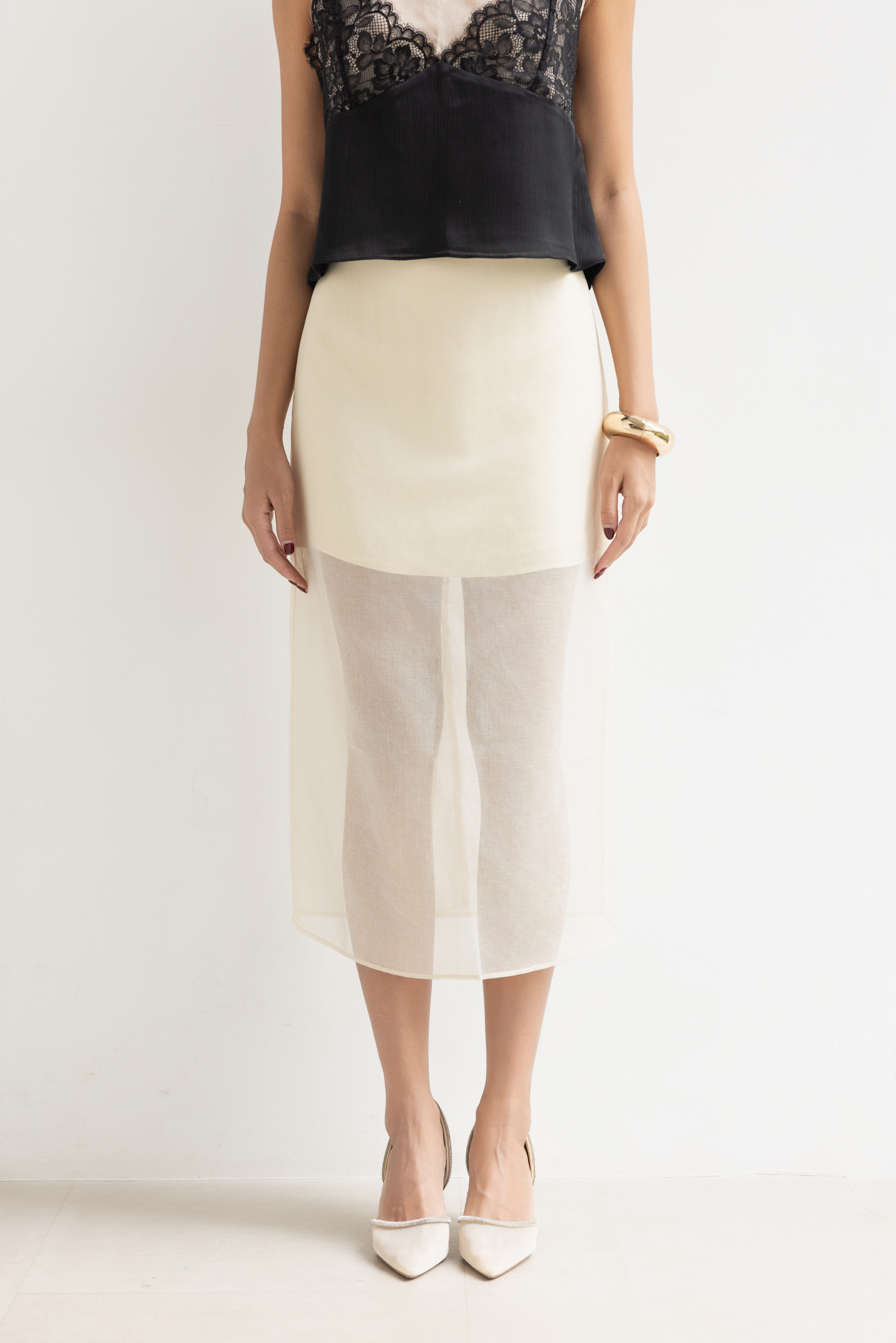The Elie Sheer Midi Skirt
