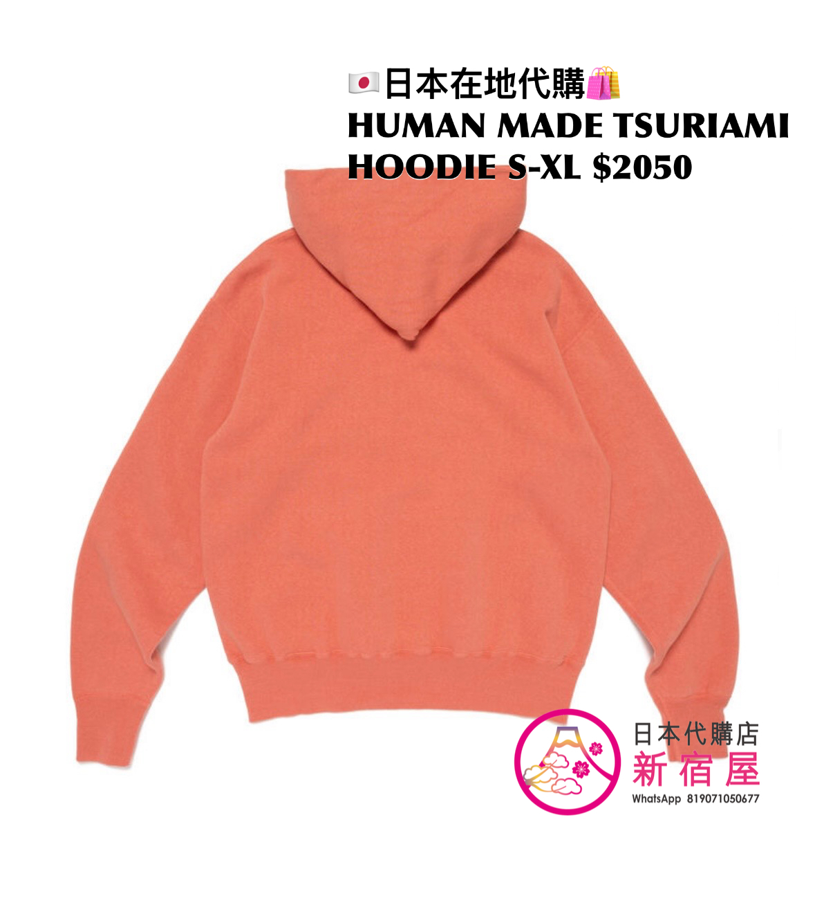 HUMAN MADE TSURIAMI HOODIE