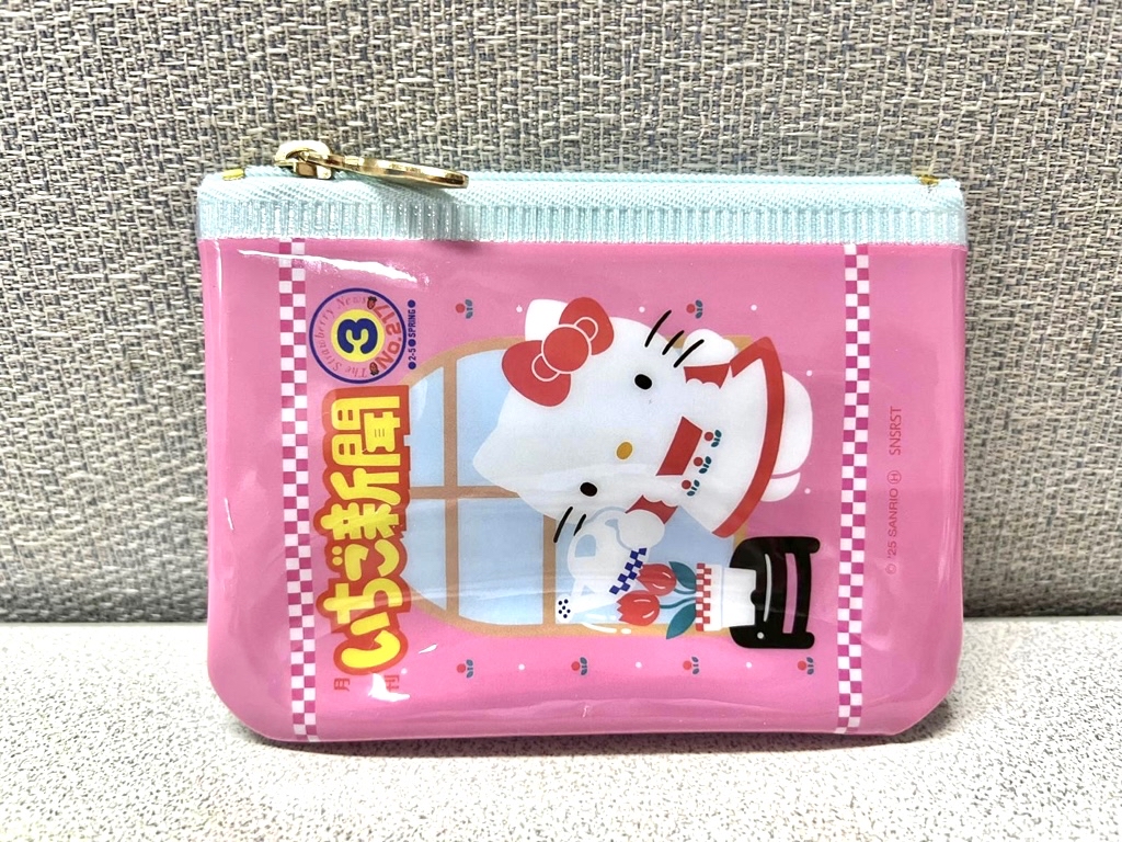 🎌日本直送🎌草莓新聞Hello Kitty迷你 收納包 散子包 卡包 