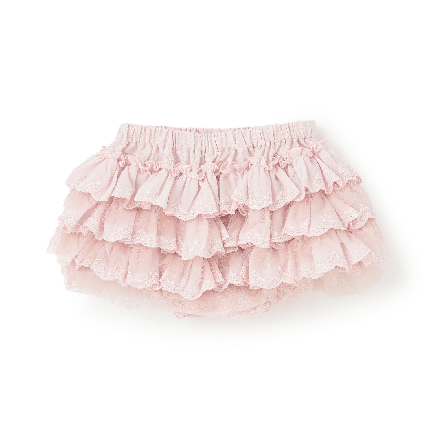 🇯🇵預訂 日本直送🇯🇵Petit Main三色蕾絲花邊層疊燈籠褲