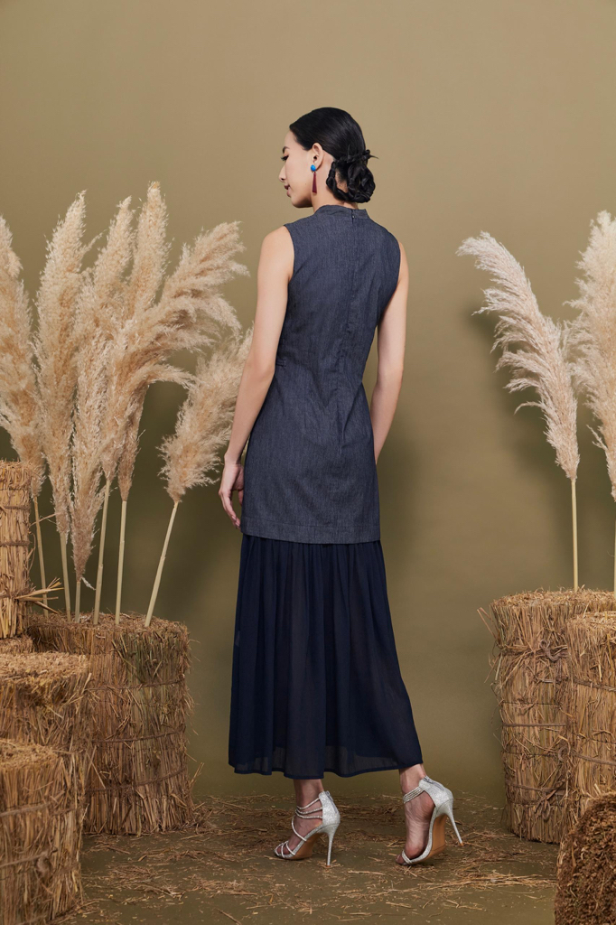 CD2163 Oriental Jacquard Cheongsam