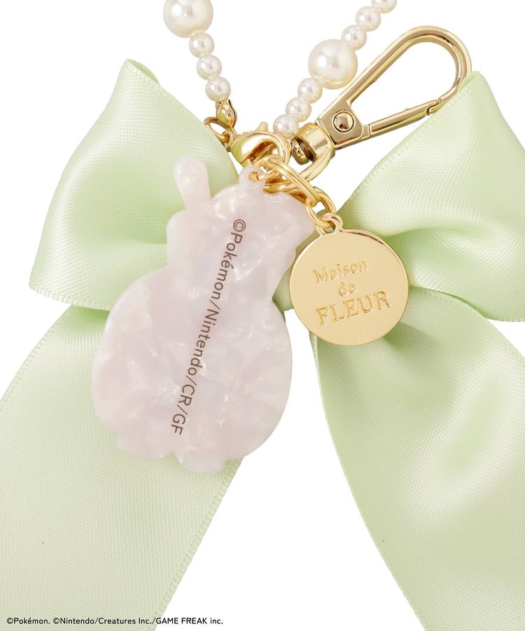 🎀【預訂】 PokePeace x Maison de FLEUR 絲帶掛飾 - Mokuroh