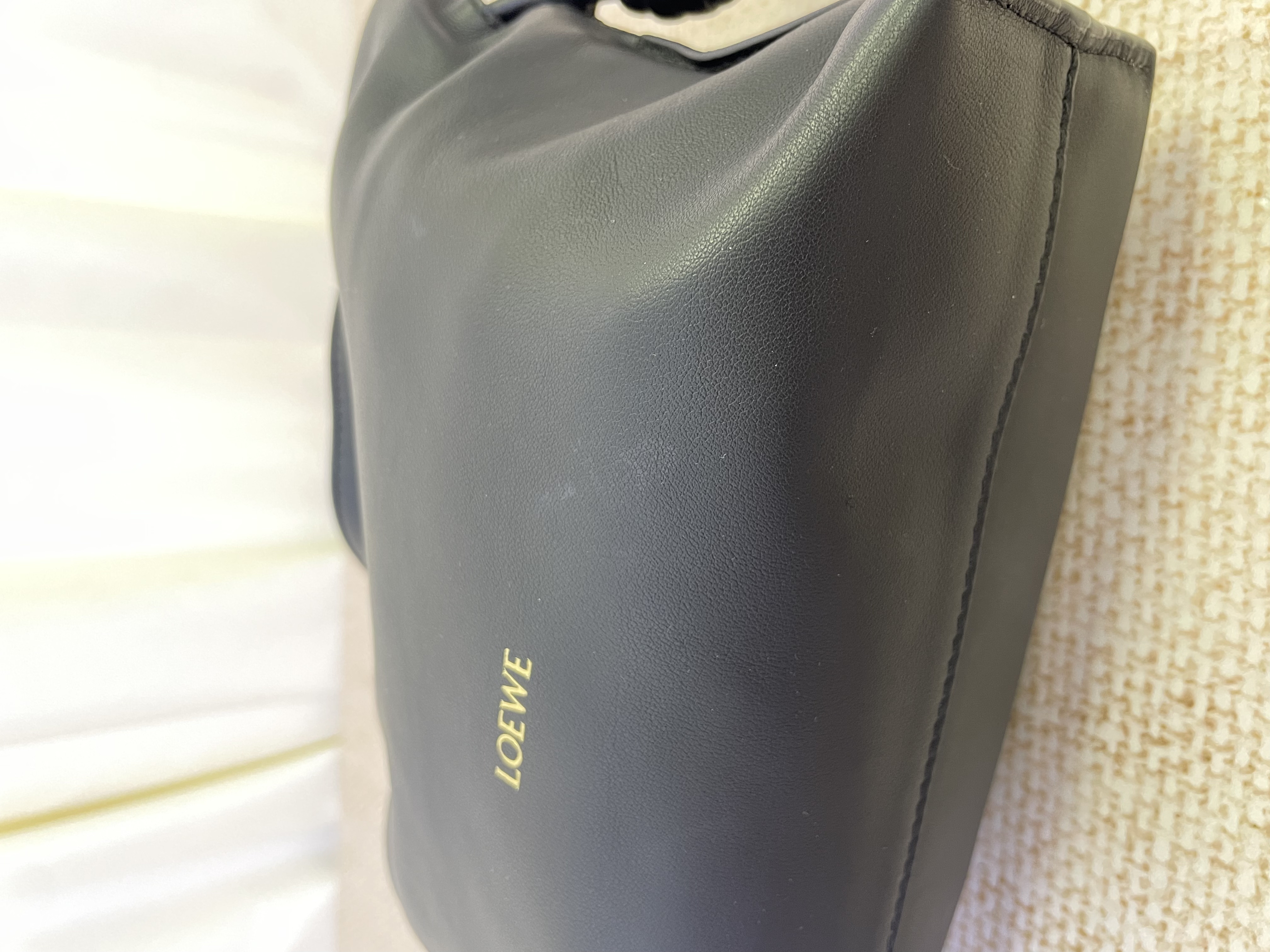 Pre-owned Loewe Flamenco clutch mini (black) / Product Code: 26031004