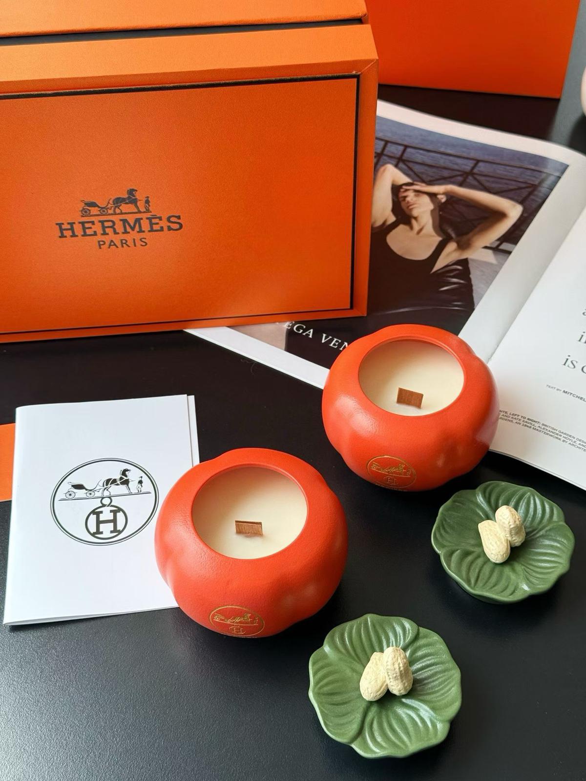 Hermes愛馬仕“好柿花生”🥜香薰蠟燭禮盒