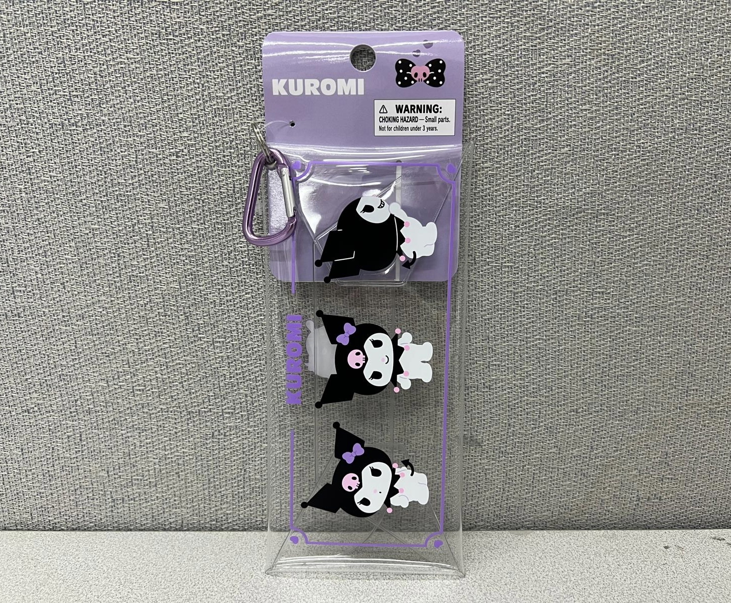 🎌日本直送🎌Sanrio 卡通 心形爬山扣連透明萬用袋