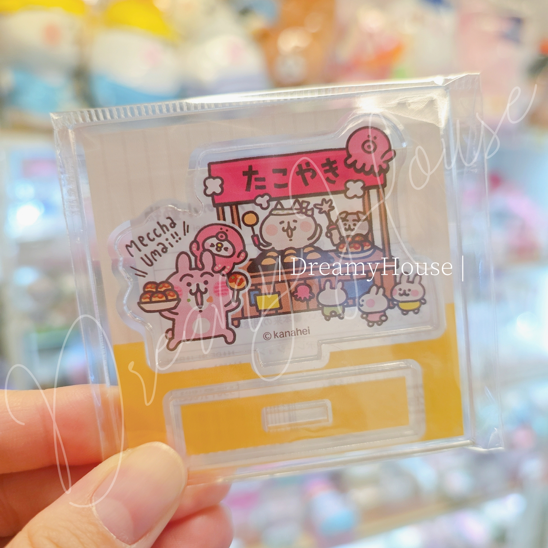 日本 kanahei KIDDYLAND 大阪梅田店 10週年記念 章魚燒系列 立牌