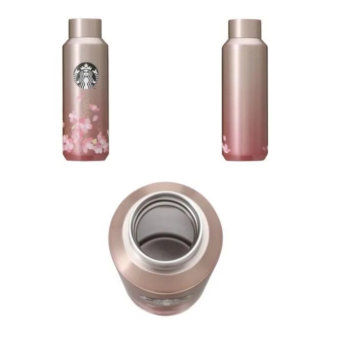 日本Starbucks限定 櫻花保溫水樽 473ml