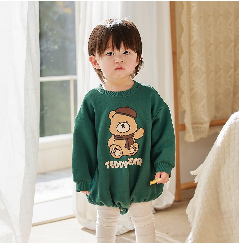 UBMOM 2023 Winter Teddy Series Berry Teddy 連身衣-綠色