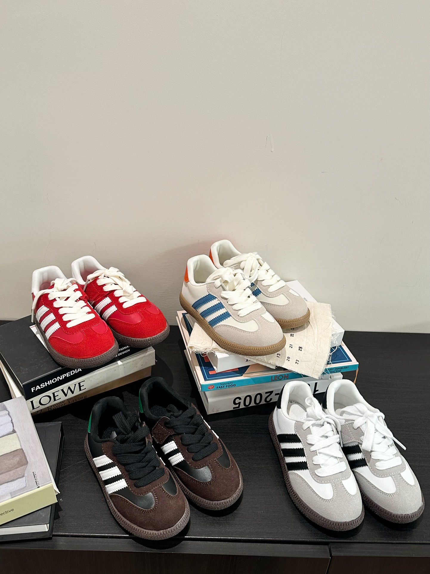 廠單ad samba 6代側魔術貼板鞋