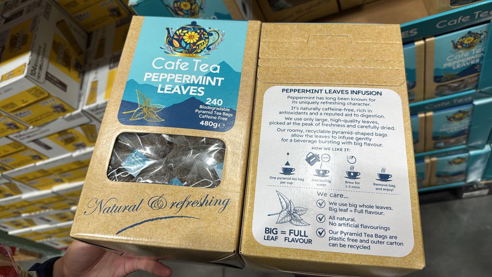 日本Costco - Cafe Tea 100% 薄荷茶包（240 包）
