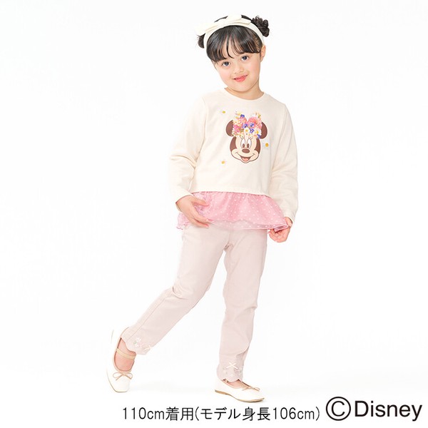 🆕【⭐訂購⭐】 🇯🇵日本直送🌀#Minnie 波點薄紗下擺 衛衣［2款選］🌀[ELBA-0053][260306]