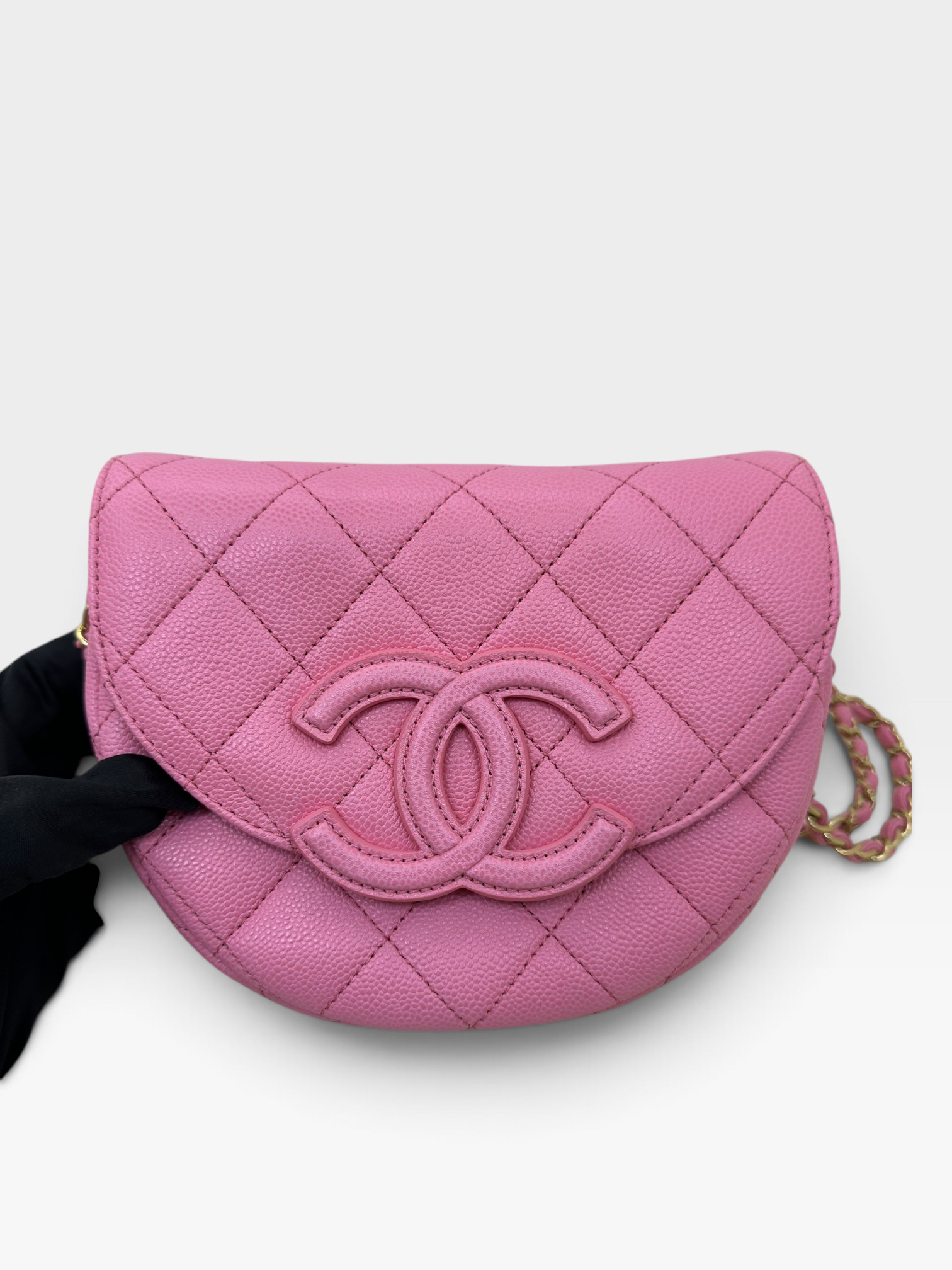 Pre-Owned CHANEL Mini Messenger Flap Bag / Product Code: K090407