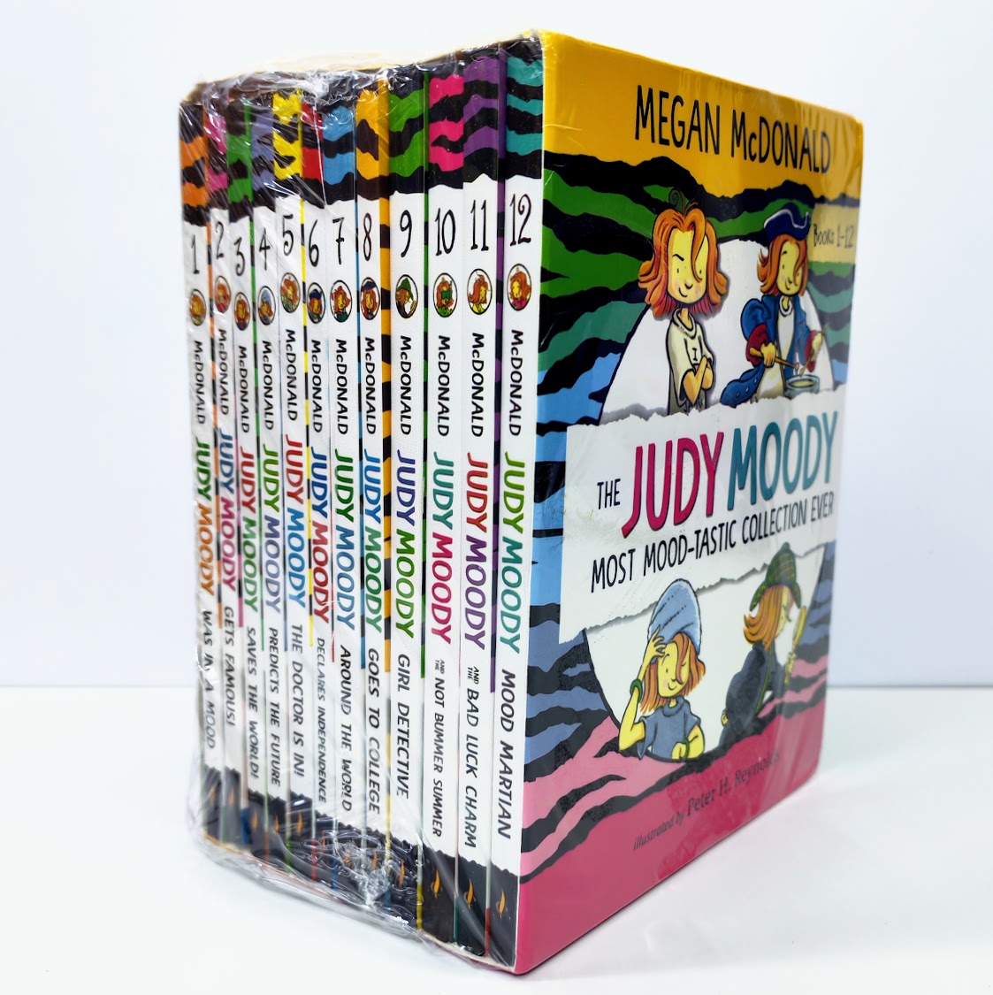 The Judy Moody Most Mood-tastic Collection Ever 12 books  朱迪摩迪12冊 B384B