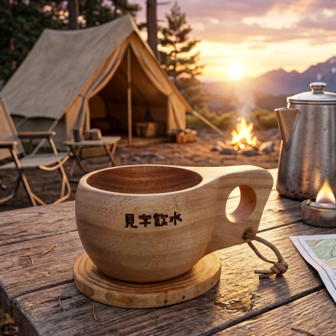 【山系】HONGKONGER 實木露營杯 / 職人手作杯