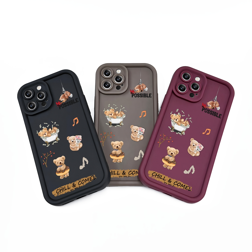 TPU DESIGN CASE PHONE FOR SAMSUNG - DESIGN BEAR L