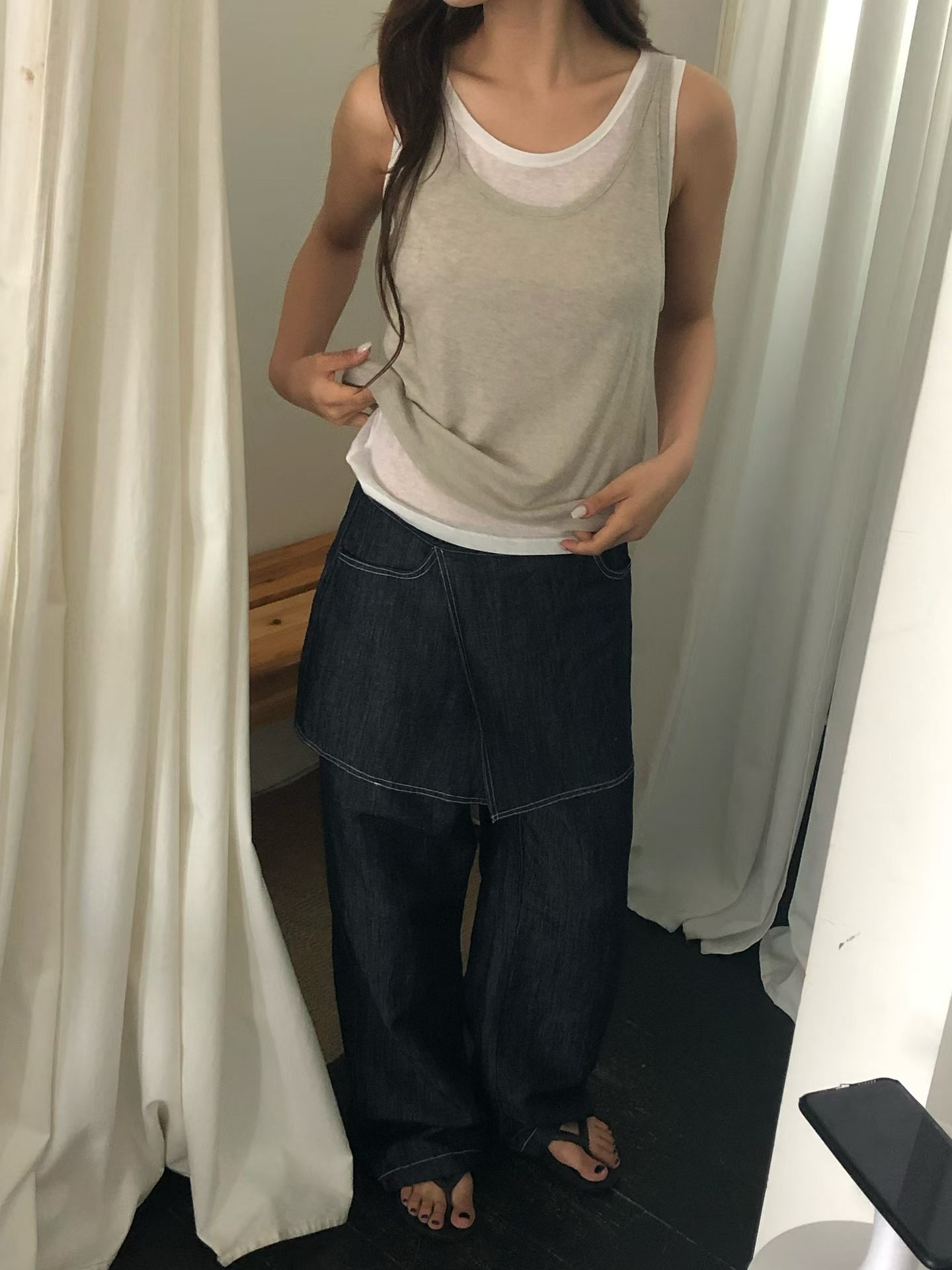 東大門女裝 | 2Layer Sleeveless 