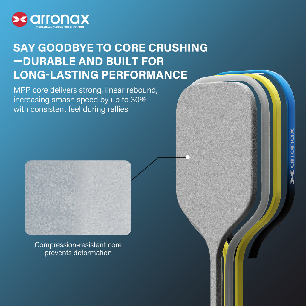 ARRONAX Boost-1 Pickleball Paddle 16mm | MPP+EVA Core | T700 Carbon