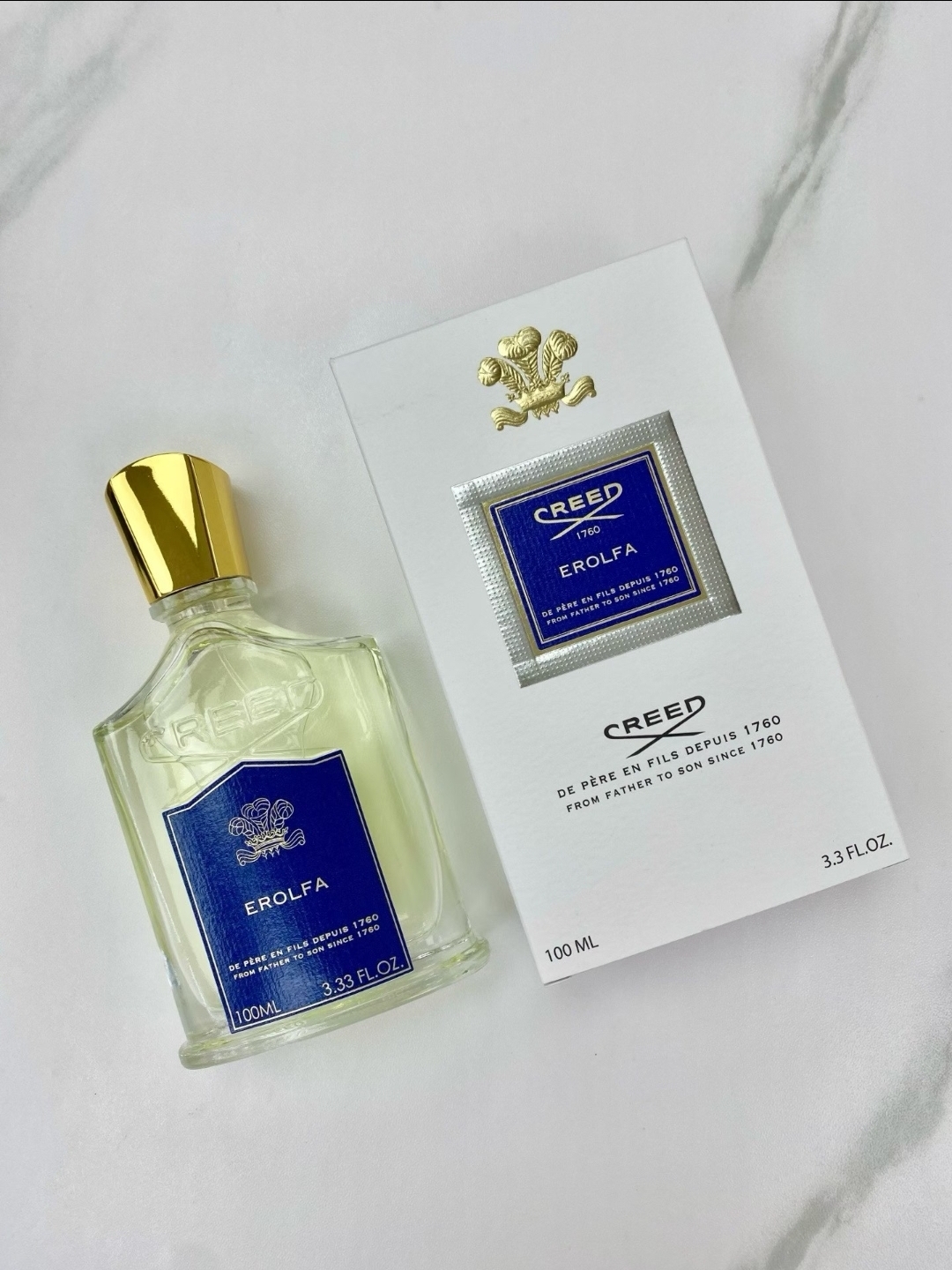 Creed Erolfa 海洋淡香精 100ml | 頂級沙龍男香、地中海海風氣息、清新鹹香、自由不羈紳士氣質必備