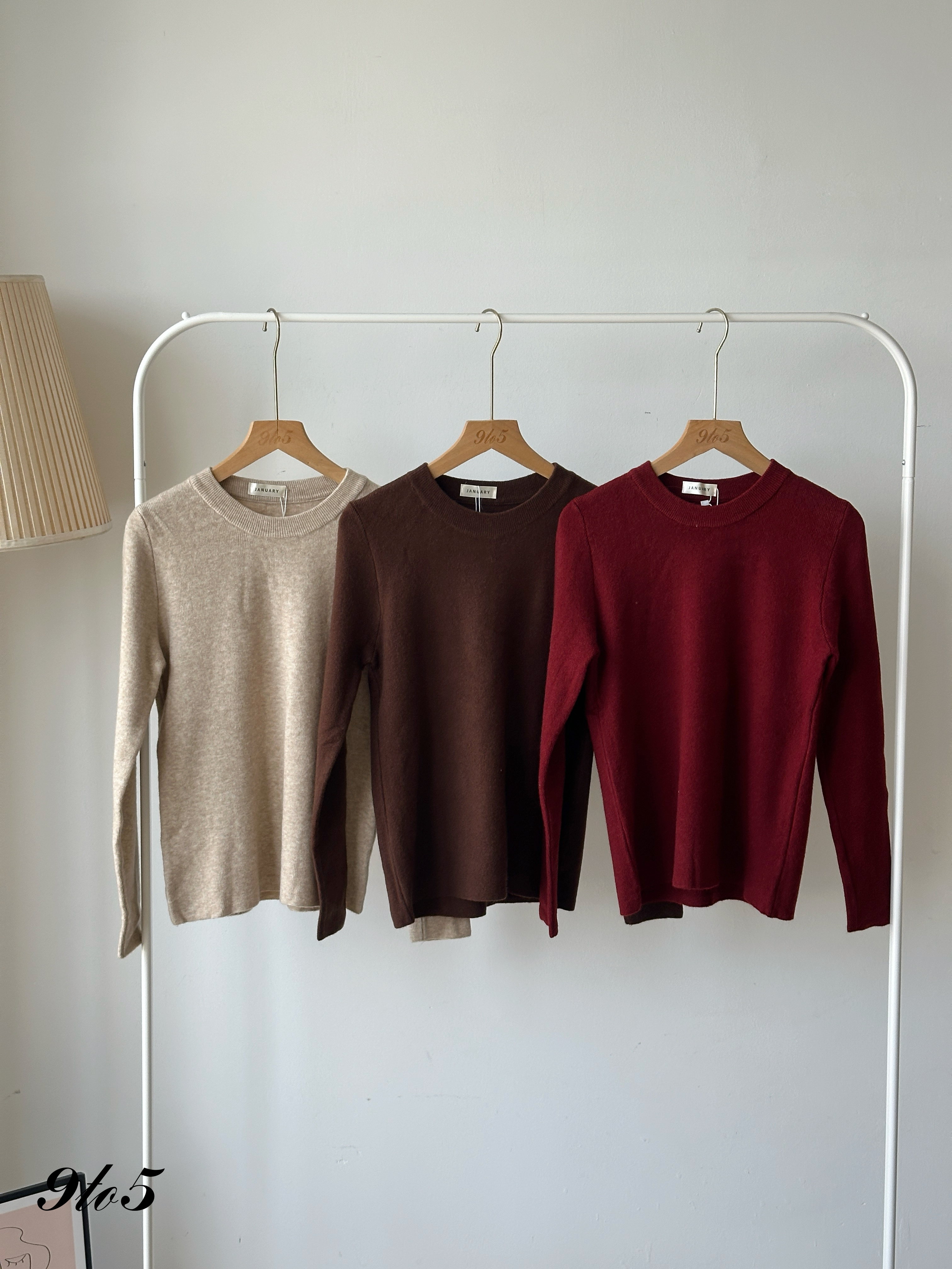 T4122 Long Sleeve Knit Top - 5 Colors 