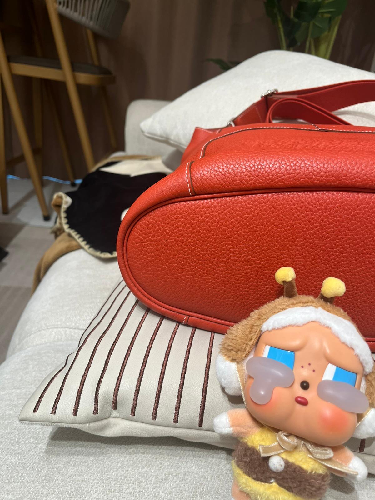 Hermes Good news bag Clemence 100%Authentic,98%new✅dust bag 