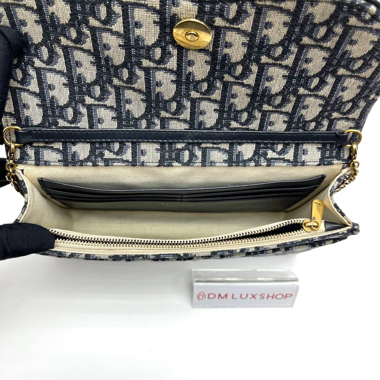 Dior Saddle Pouch with Chain