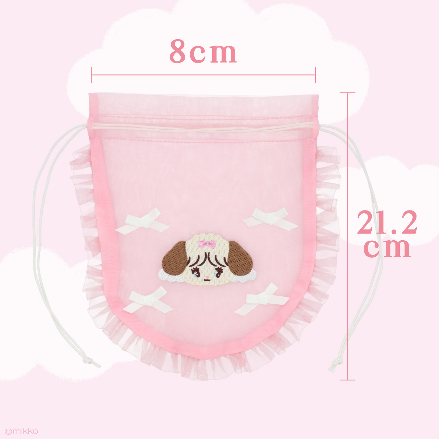 🎀【預訂】Lil ala mode❤︎mikko 天使系列圓形索繩包 - Souffle