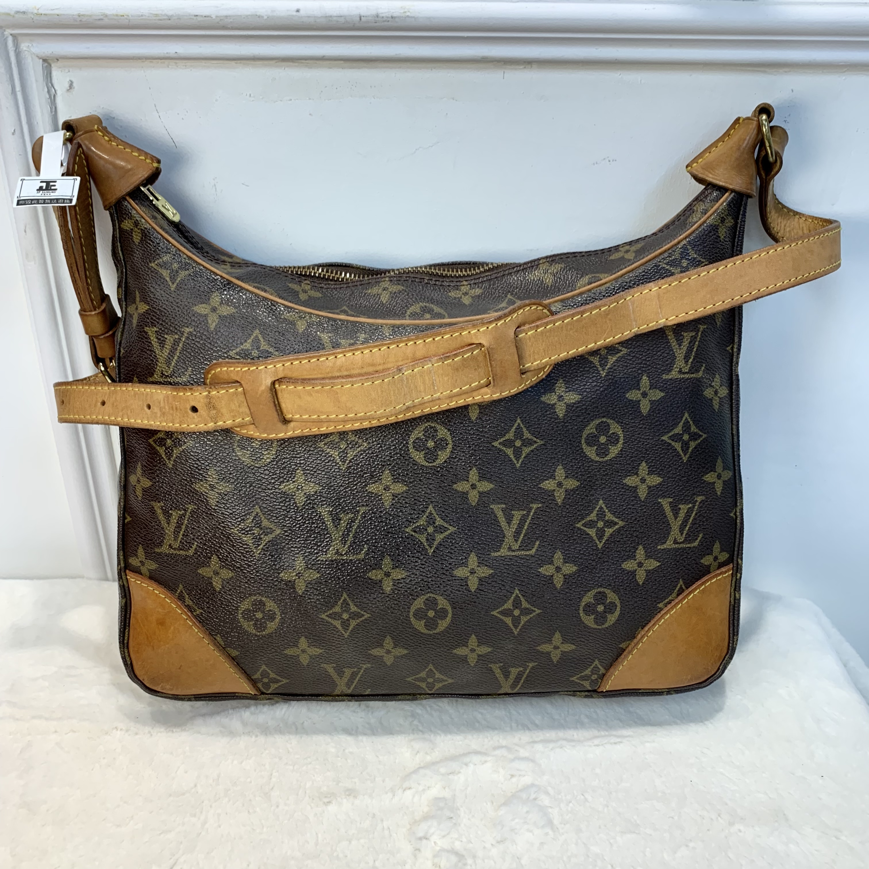 LV路易威登Louis Vuitton 牛角包小號中古包老花