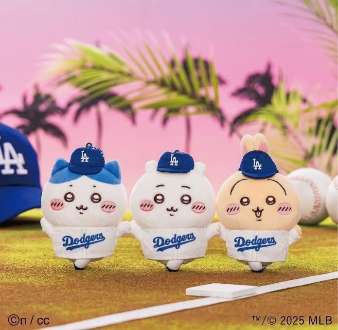 Chiikawa x MLB Tokyo Series 2025 棒球系列 - 道奇隊 （LA Dodgers)