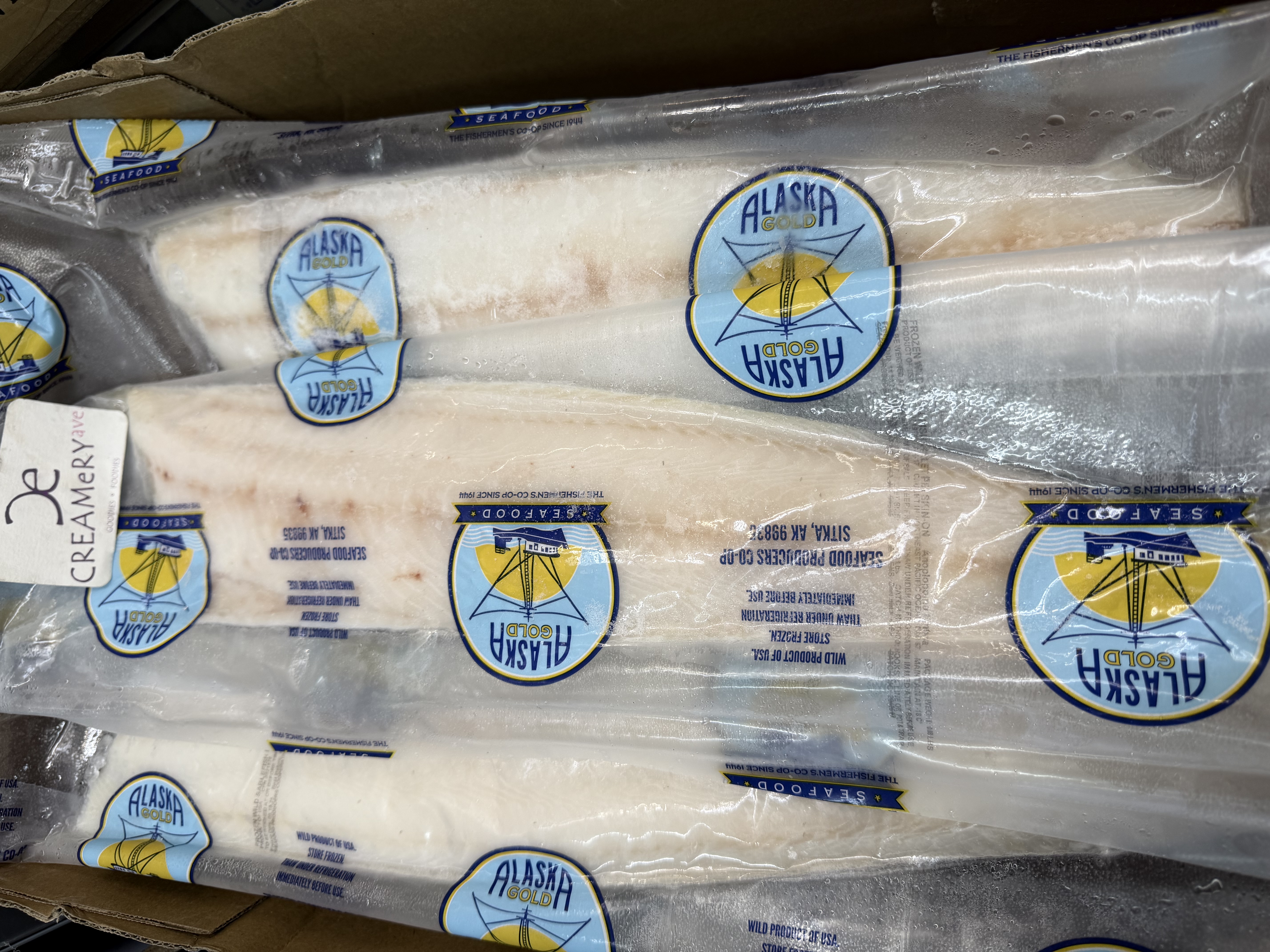 阿拉斯加野生 3/4銀鱈魚魚柳Wild Alaska 3/4 Black Cod Fillets ±540g-640g/件