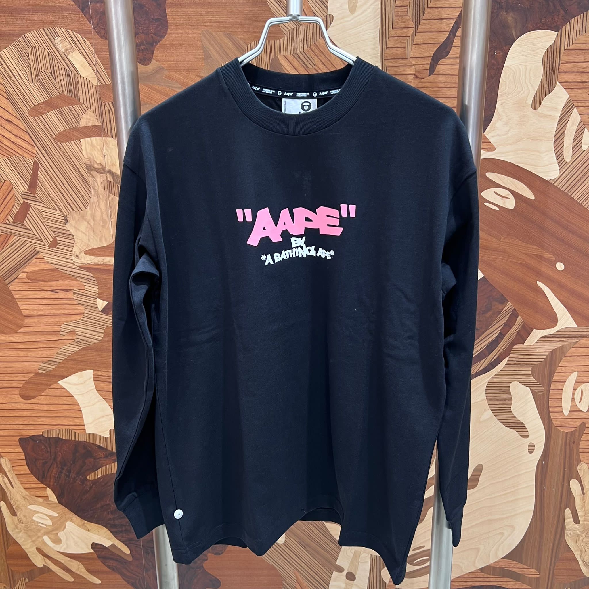 AAPE Relaxed fit Graphic long sleeve tee (1876) 寬鬆版