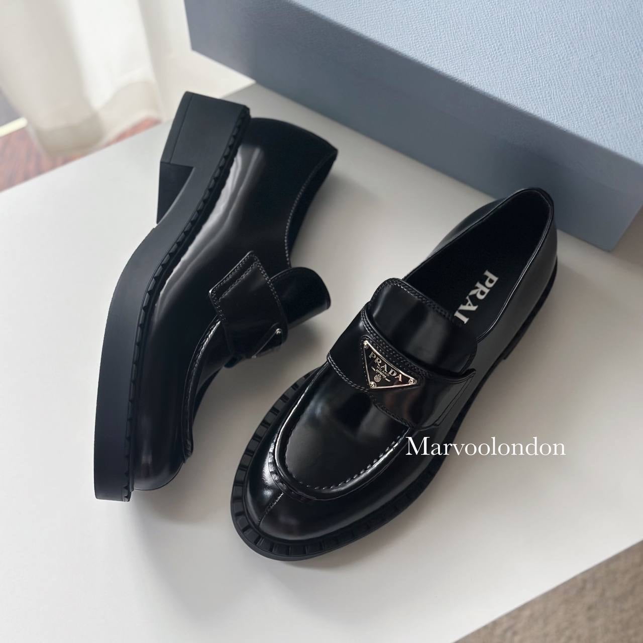 限時優惠✨經典款✨訂貨🍒Prada brushed loafer  🔖35.5-40/41 補碼