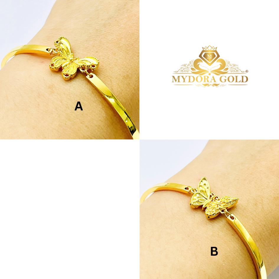 MYDORA Gelang Fashion Butterfly Series l EMAS 916/22K