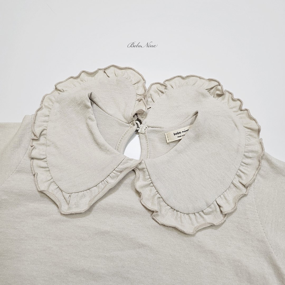 Frill Round Collar Tee