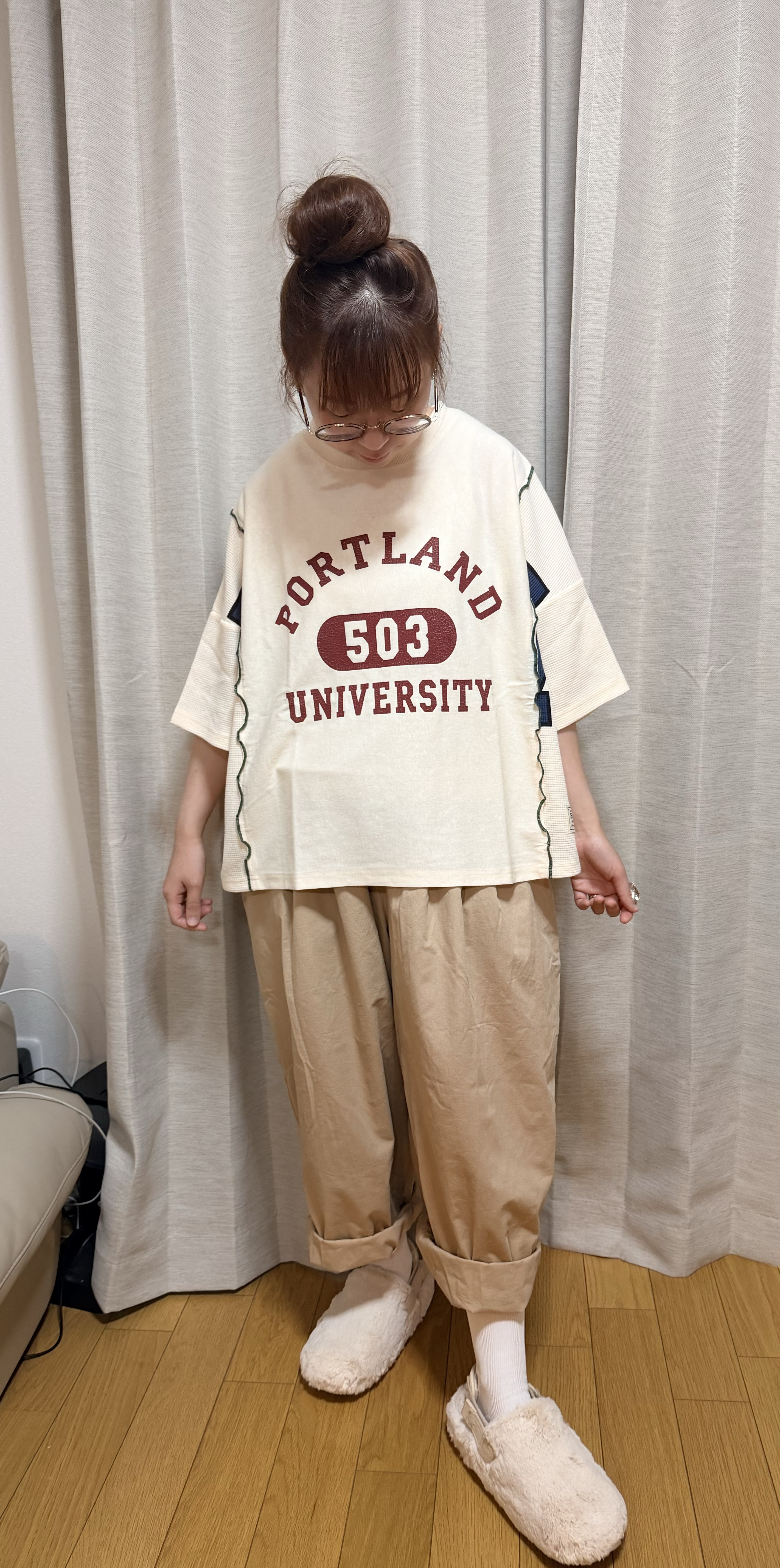 日本拼款衫
