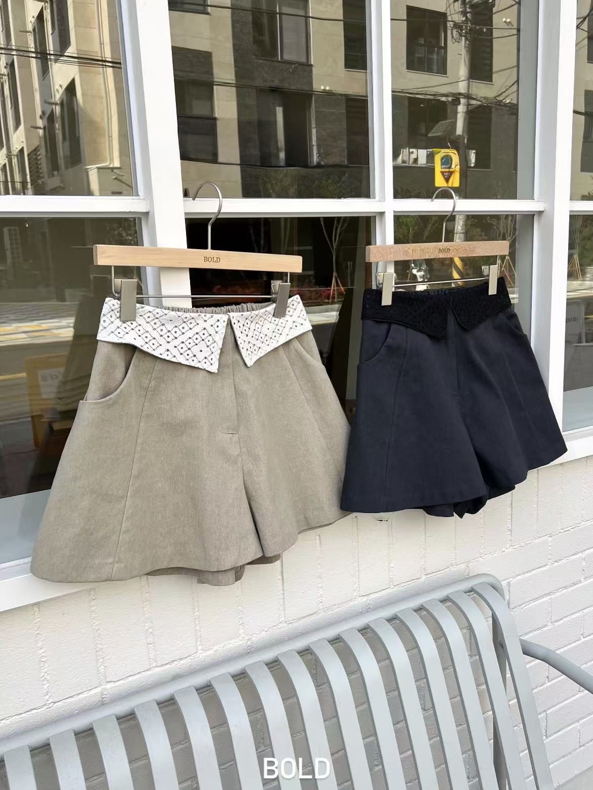 B17 通花褲頭短褲