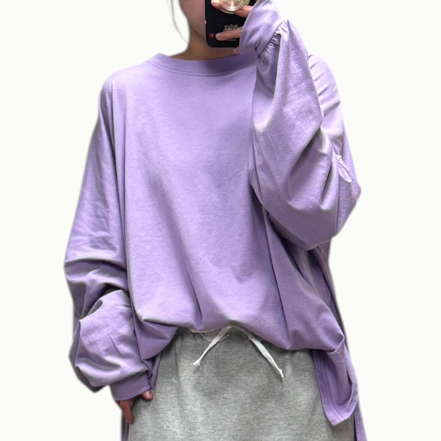 221016 薄料長䄂tee