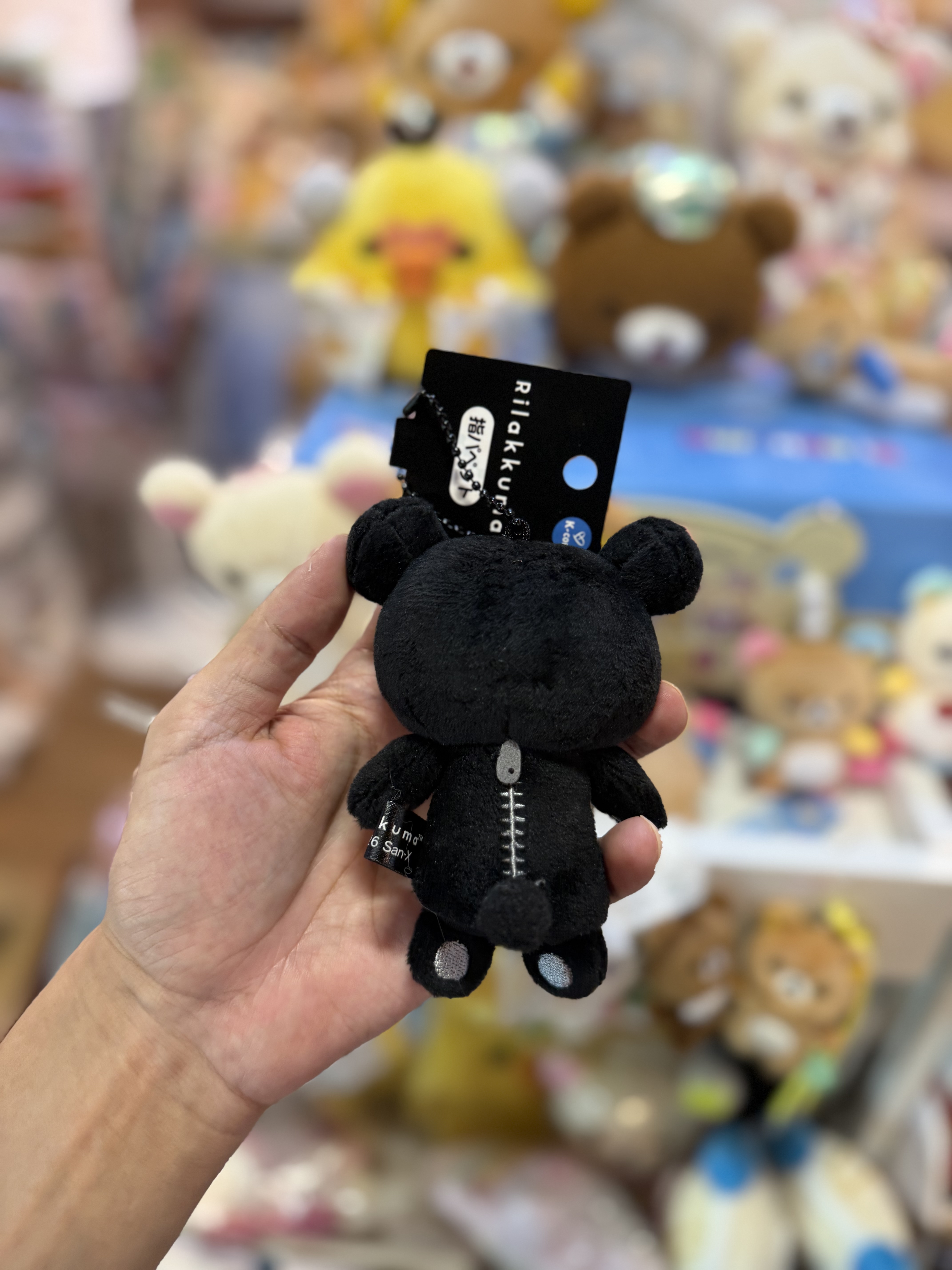 《現貨》全新Rilakkuma黑白造型指偶掛飾