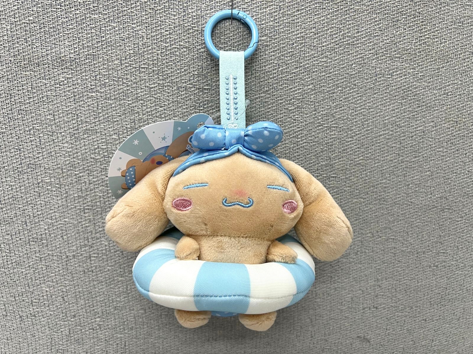 🌈港版Sanrio夏日系列紫外線變色繡線黑皮水泡公仔掛飾 