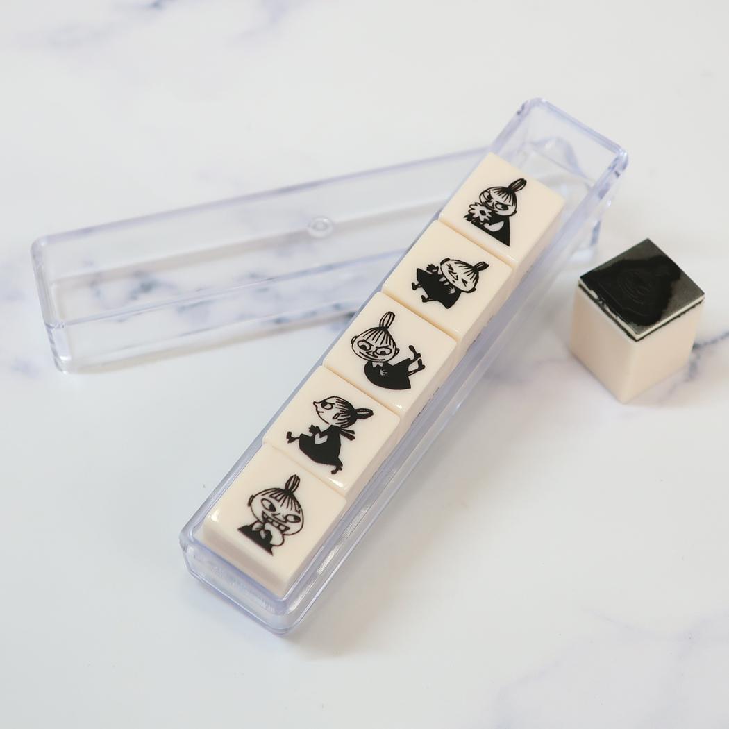 現貨｜Little My 阿美 Moomin 姆明 日版 PLUS MART 6連印章 手帳印章 套裝 (231006) 