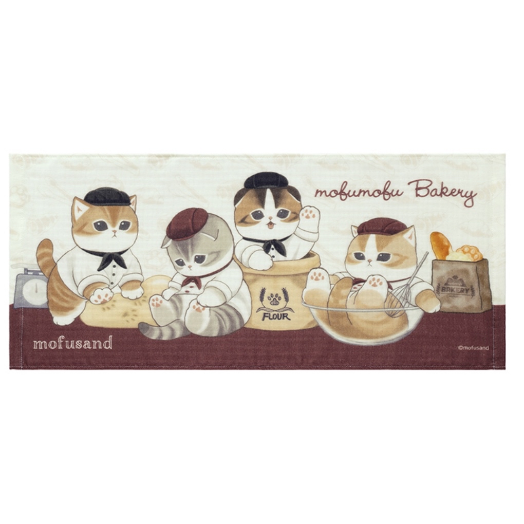 Mofusand 鯊魚貓 長巾｜預訂