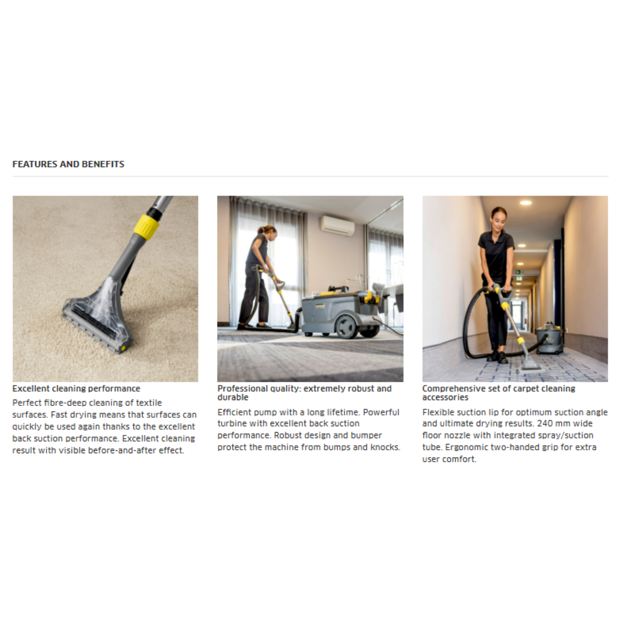 Karcher Puzzi 10/1 Spray Extraction Cleaner (Puzzi 10/1)