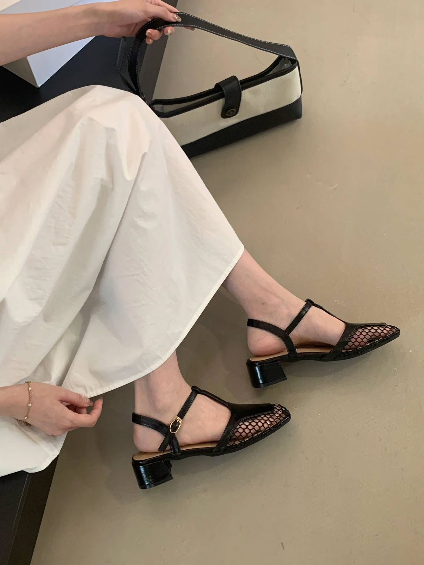 777 网面拼接凉鞋 🇨🇳