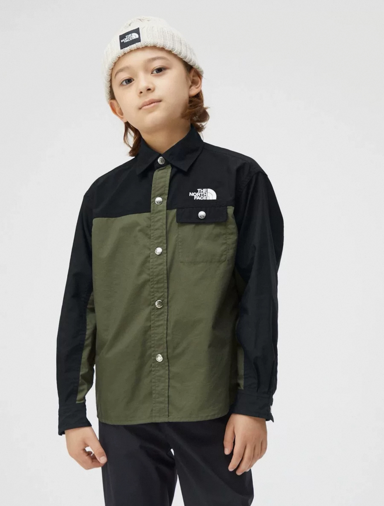 B0012 TNF拼色速乾防風襯衫