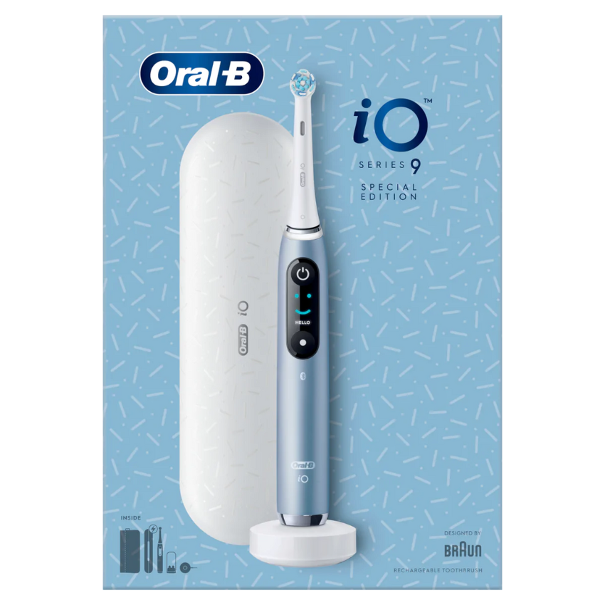 BRAUN 百靈 Oral-B iO Series 9 (特別版粉蝶藍) 電動牙刷 香港行貨