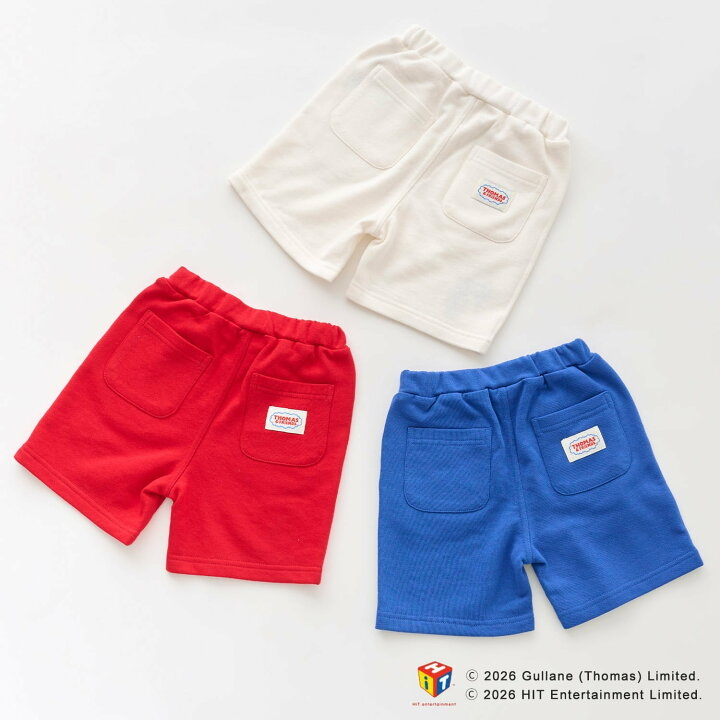 🇯🇵預訂 日本直送🇯🇵Petit Main x Thomas湯瑪士小火車系列三色刺繡棉質短褲