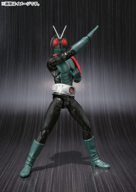 (包裝盒背有微凹) (行版) Bandai S.H.Figuarts 幪面超人 櫻島1號 SHF Kamen Rider 1 (Sakurajima Ver.) (2013)