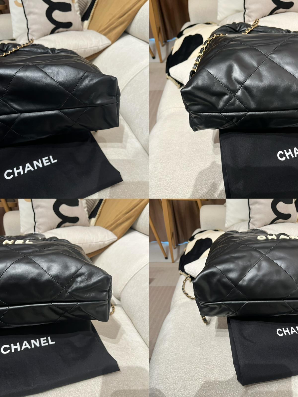 Chanel 22 backpack Large 黑色牛皮 100%Authentic ,98%new ✅晶片✅塵袋