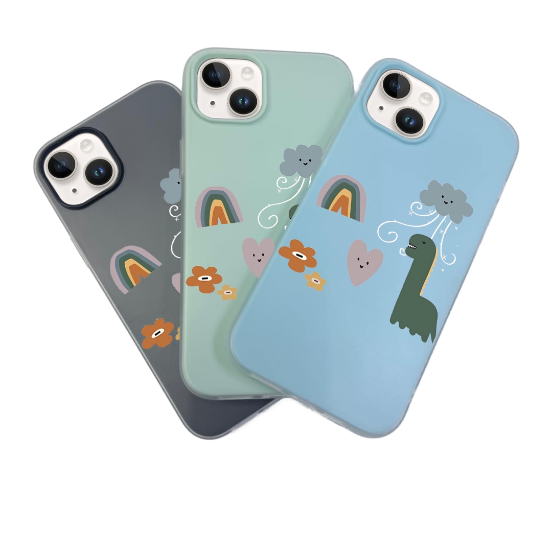 JELLY CASE PHONE FOR IPHONE - DESIGN DINASOUR B